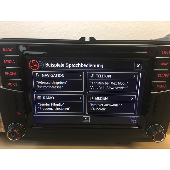 Volkswagen Discover Media PQ 5C0 035 680 C unlocked - DAB - freigeschaltet #8892