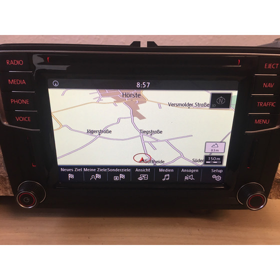Volkswagen Discover Media PQ 5C0 035 680 C unlocked - DAB - freigeschaltet #8892