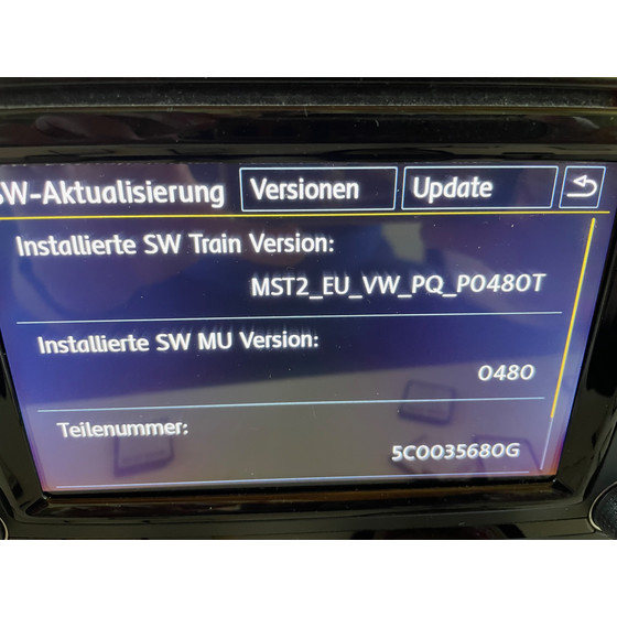 Volkswagen Discover Media PQ 5C0 035 680 C unlocked - DAB - freigeschaltet #8892