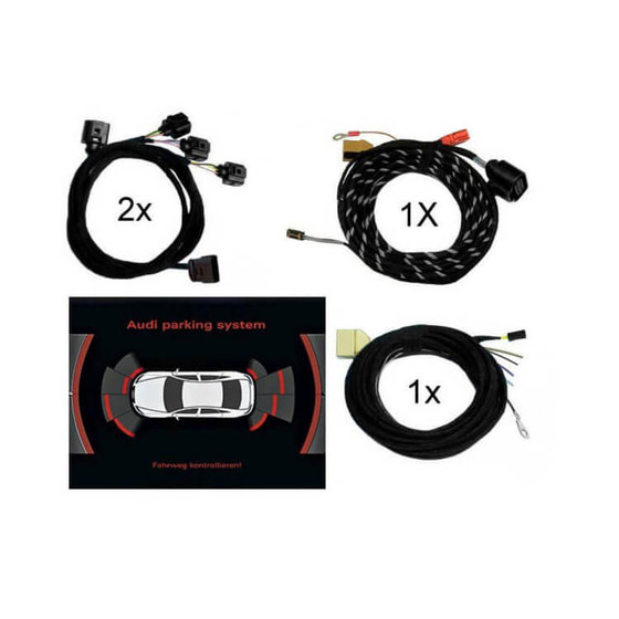 Audi Parking System Front + Rear Wiring for Audi A8 4E