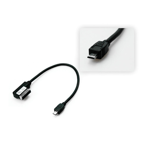 Anschlusskabel micro USB fr Audi AMI, VW MEDIA IN