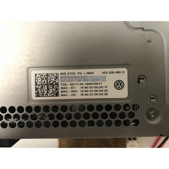 Volkswagen Discover Media PQ 5C0 035 680 H unlocked - freigeschaltet