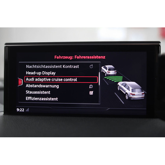 Automatische Distanzregelung (ACC) fr Audi Q2 GA