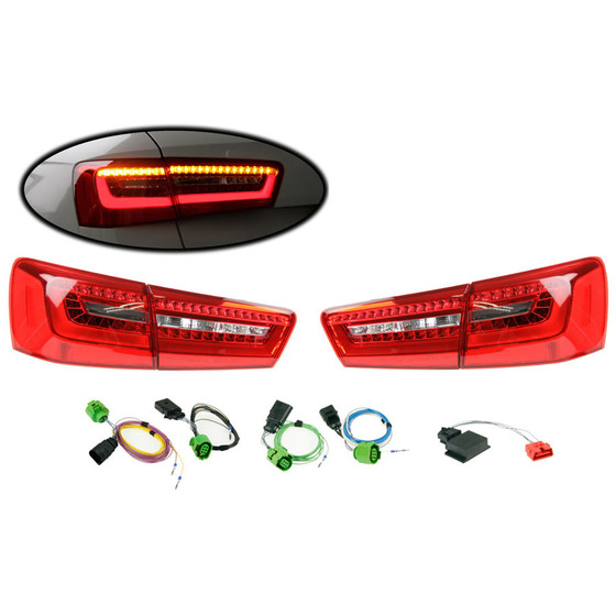 Komplett-Set LED-Heckleuchten fr Audi A6 Avant (4G)
