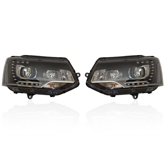 Bi-Xenon Scheinwerfer LED TFL fr VW T5 GP