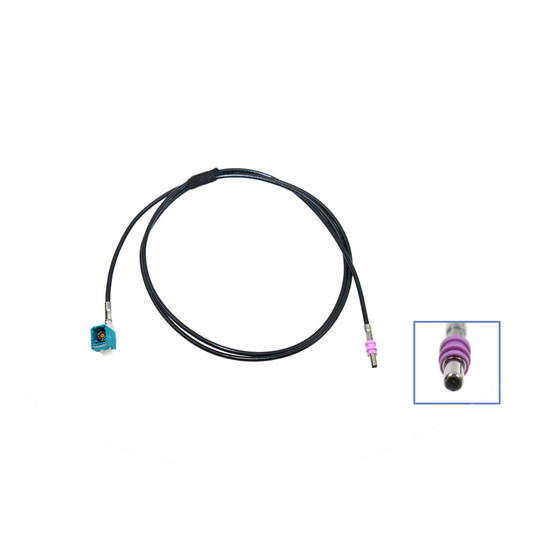 Fakra-cable angle-socket (female) to male - 3m