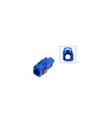 FAKRA Buchsengehäuse - weiblich wie 6Q0 035 576 K - Codierung C - Signalblau