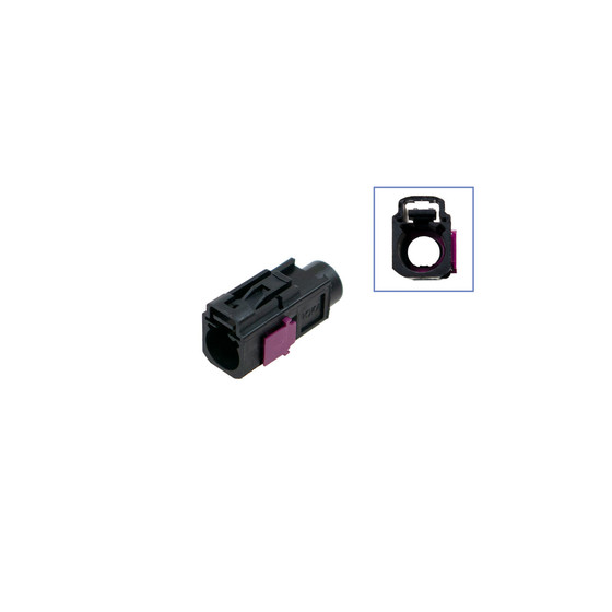 FAKRA Buchsengeh�use - Codierung A - Tiefschwarz - weiblich -