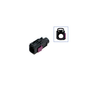 FAKRA Buchsengehuse - Codierung A - Tiefschwarz -...