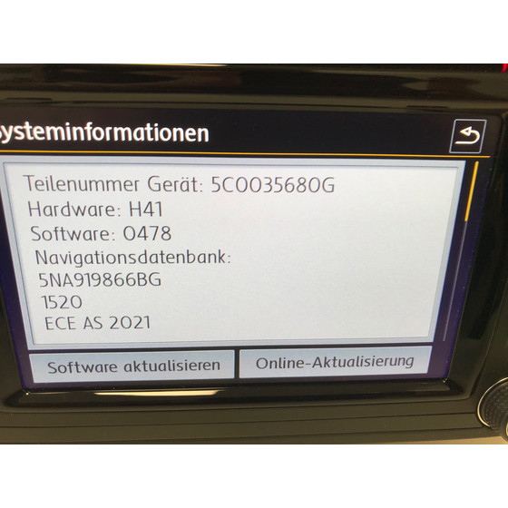 Volkswagen Discover Media PQ 5C0 035 680 G unlocked - freigeschaltet #8325