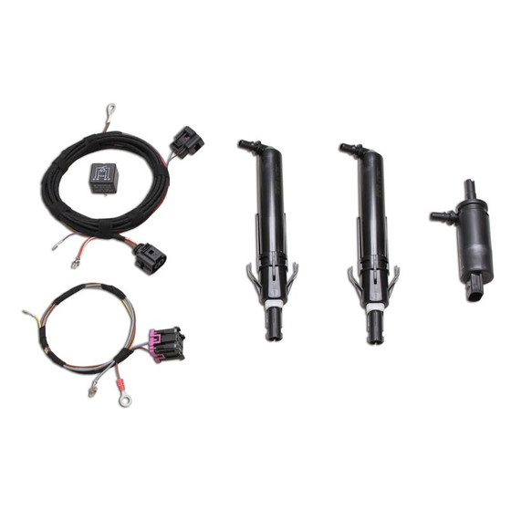 Komplett-Set Scheinwerferreinigungsanlage (SRA) fr VW Polo 6R